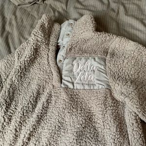 Delta Zeta South by Sea Fuzzy Sweatshirt